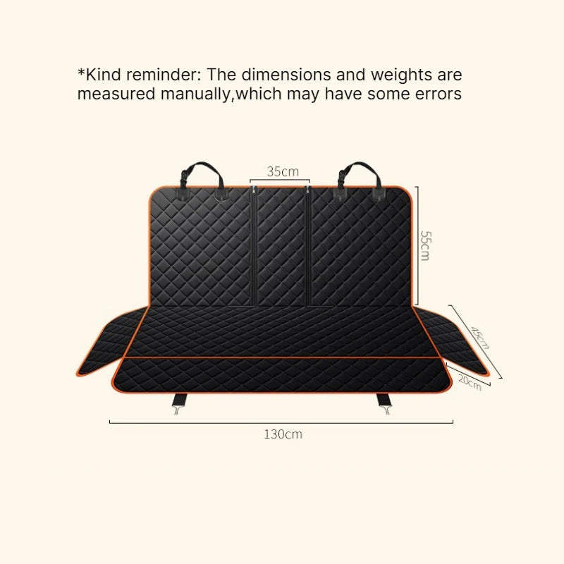Pet Car Seat Isolation Mat Dog Travel Special Cushion Anti Dirty Waterproof Rear Back Seat Cover for Pets Car Accessories