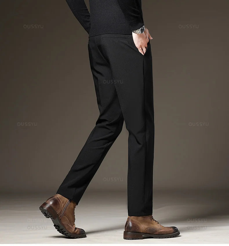 Slim Fit Korean Business Trousers