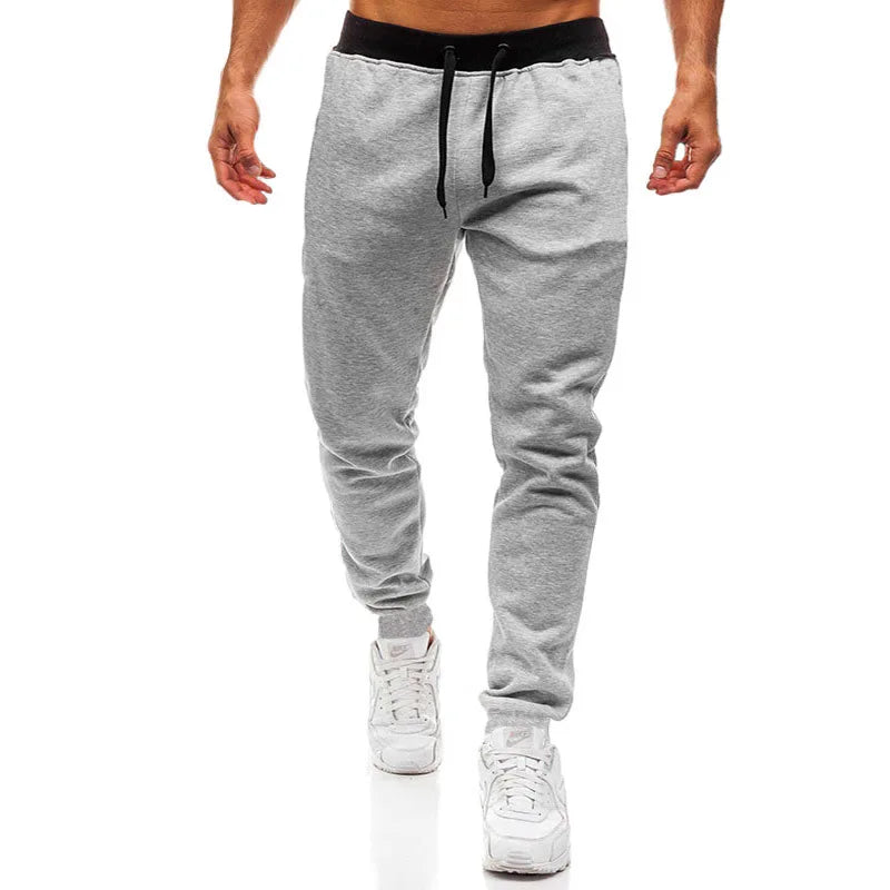 2025 Men's joggers, casual trousers, men's sportswear, trousers, shorts, tight trousers, black gym pants, running trousers