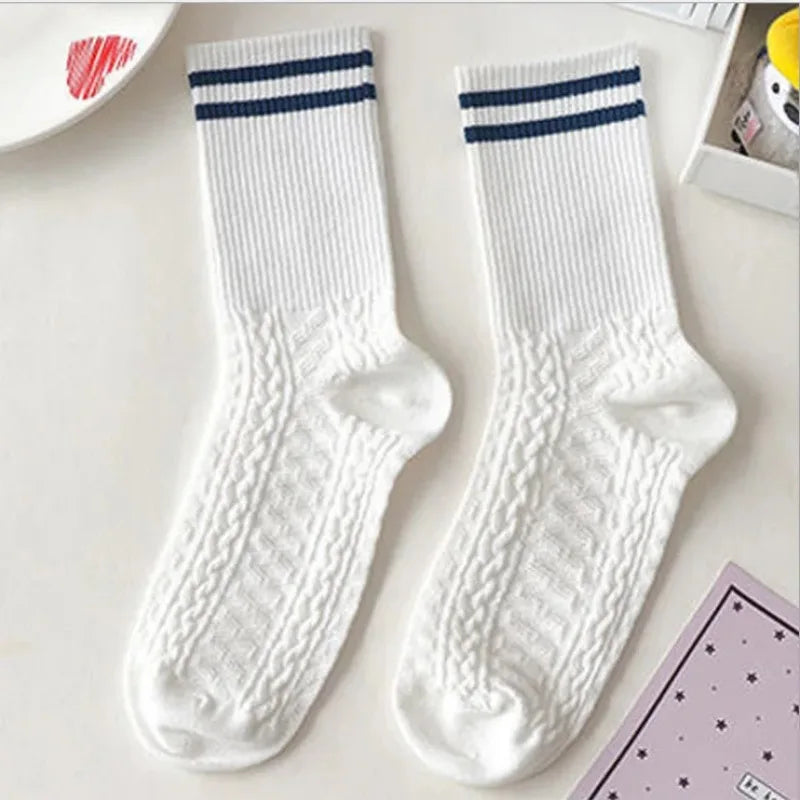 Striped Plaid Sport Socks
