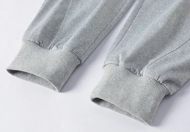 Men'S Casual Joggers with Elastic Drawstring Waist & Cuffed Ankles - 100% Polyester Knit, Loose Fit Print Athletic Pants for Gym