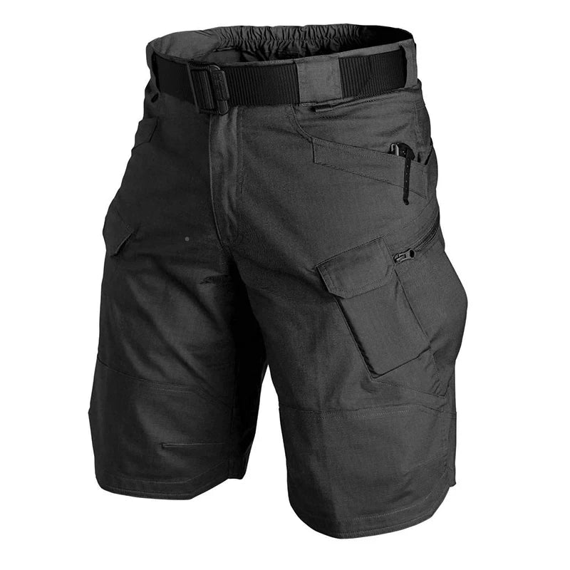 2026 Men's Cargo Shorts Tactical Waterproof Casual Pant Summer Thin Quick Dry Workout Multi-Pocket Outdoor Trekking Hiking Short