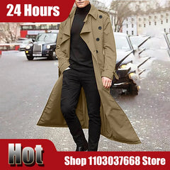 Full Length Single Breasted Trench