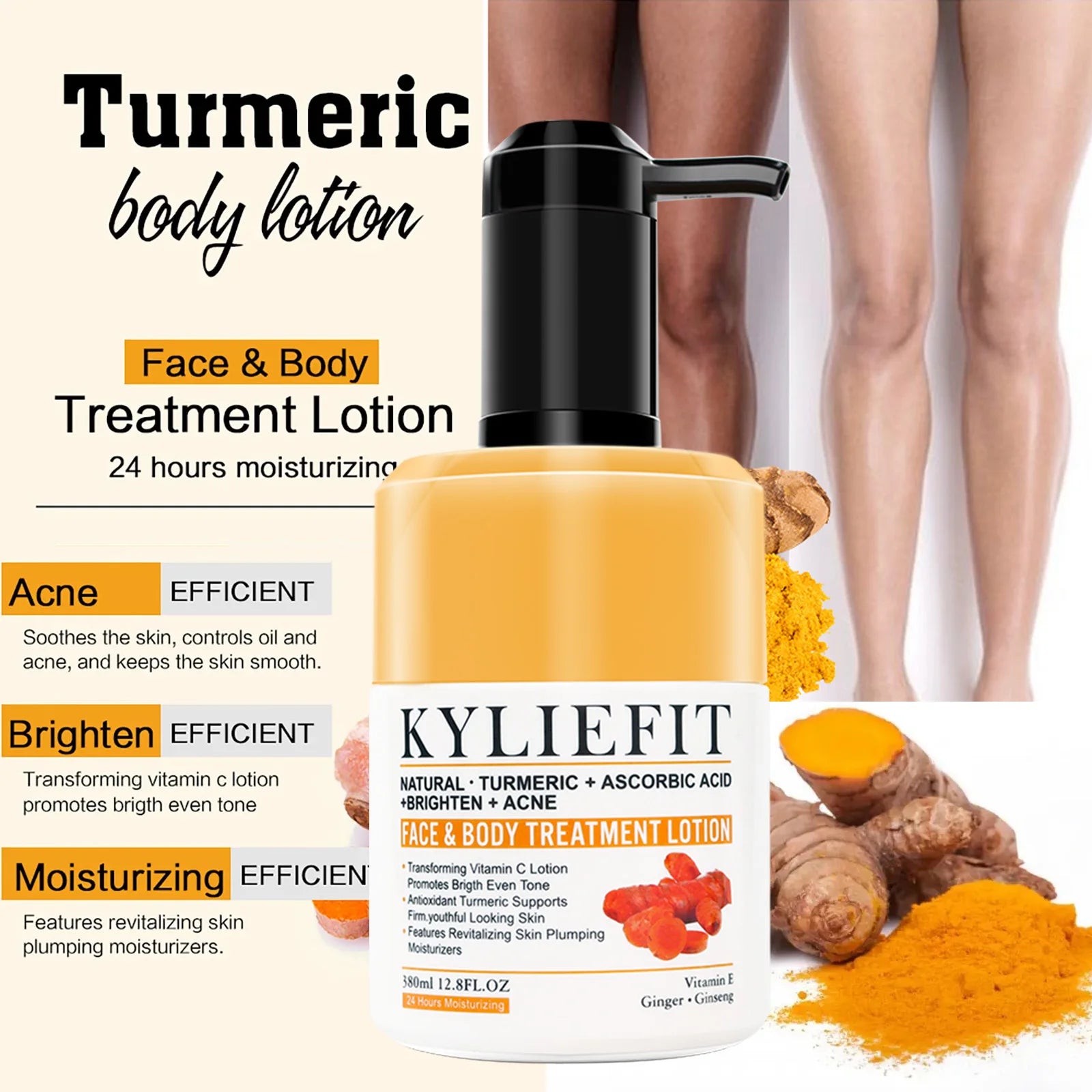 Organic Turmeric Brightening Skincare Kit