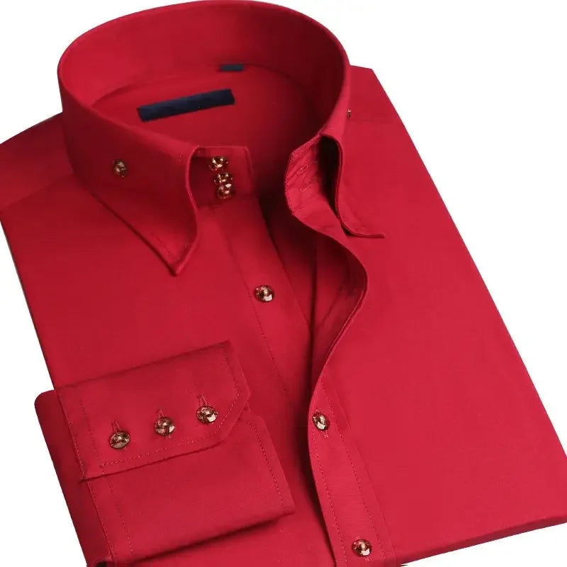 Korean Slim Non-Iron Dress Shirt