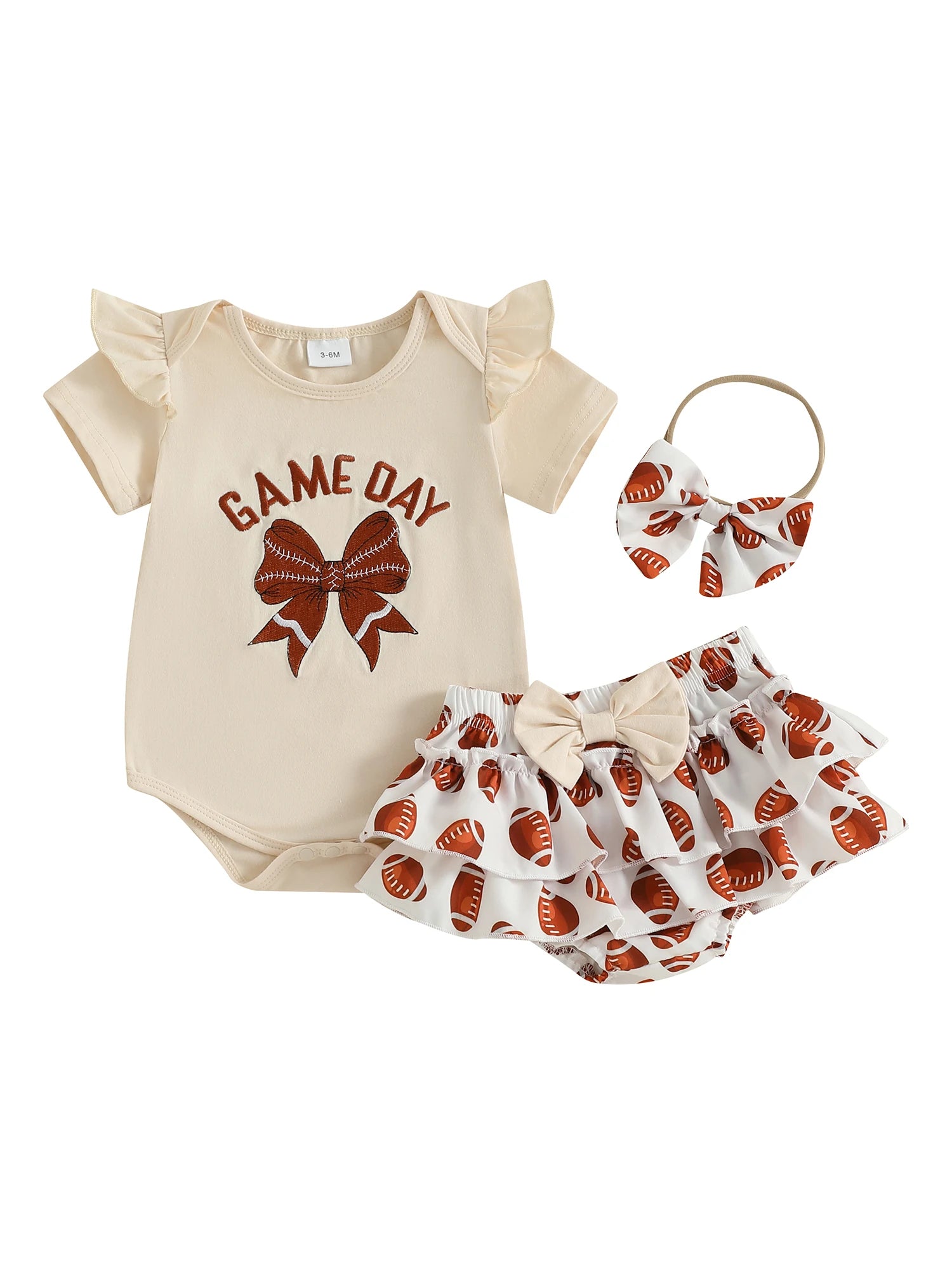 Floral Ruffle Romper Summer Set