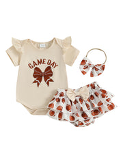 Floral Ruffle Romper Summer Set