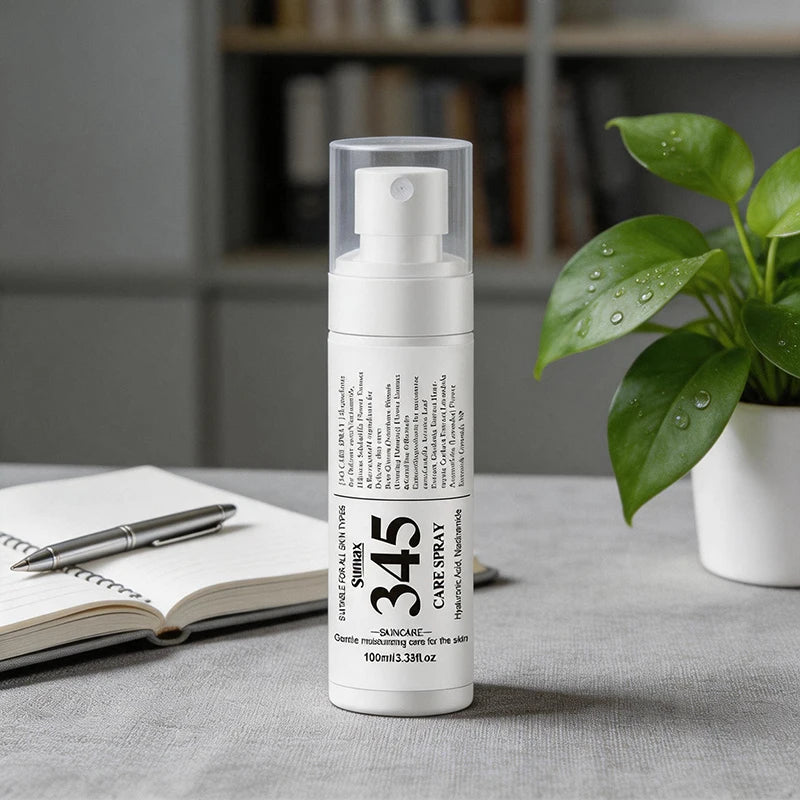 345 Skincare Set With Eye Cream Moisturizing Cream Relief Spray Hydrating Soothing Brightening For All Skin Types Sensitive Skin