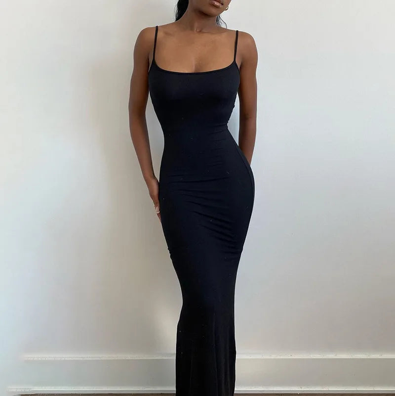 Elegant Mermaid Evening Maxi Dress