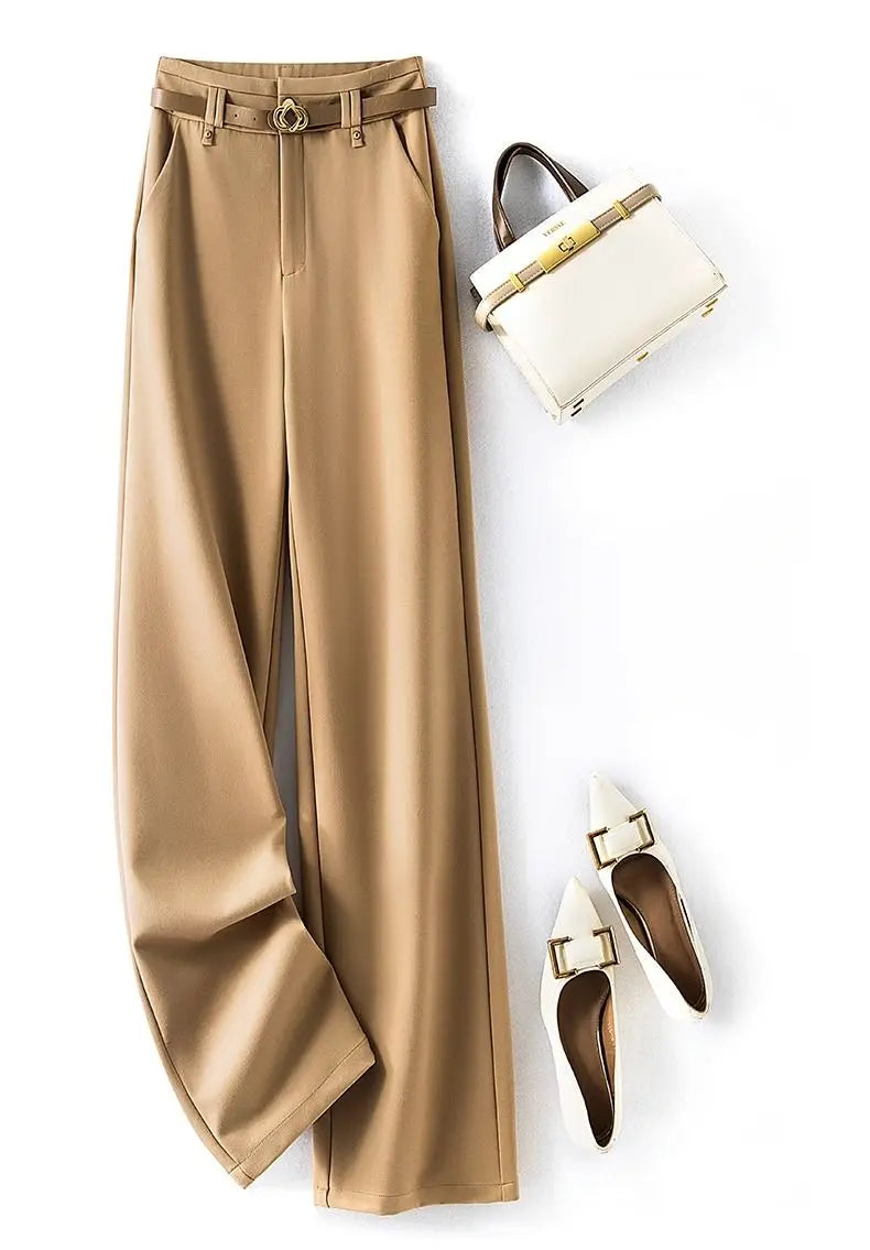 Fluid Wide Leg Office Slacks