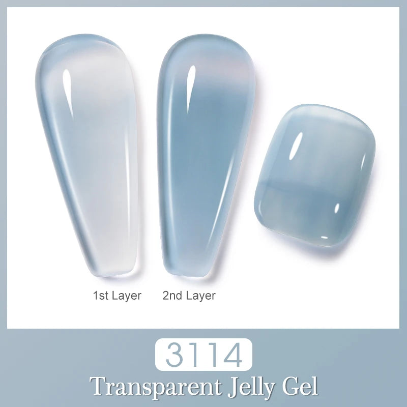 NAILCO 333 Colors Gel Nail Polish Semi Permanent Varnishes Nails Art Design Hybrid Soak Off Top Base Coat UV Gel Manicure 15ml