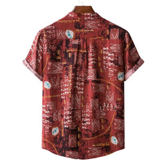 Casual Shirts For Men Shirt T-shirts Man 2024 New Men's Clothing Fashion Blouses Social Luxury Hawaiian Cotton High Quality