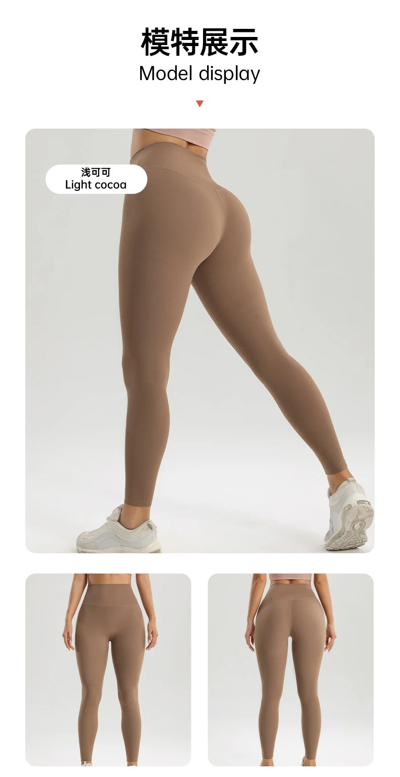 Yoga Leggings for Fitness Legging Sport Femme Slim Fit Pants Female Buttery Soft High Waist Leggins Push Up Gym Tights Women