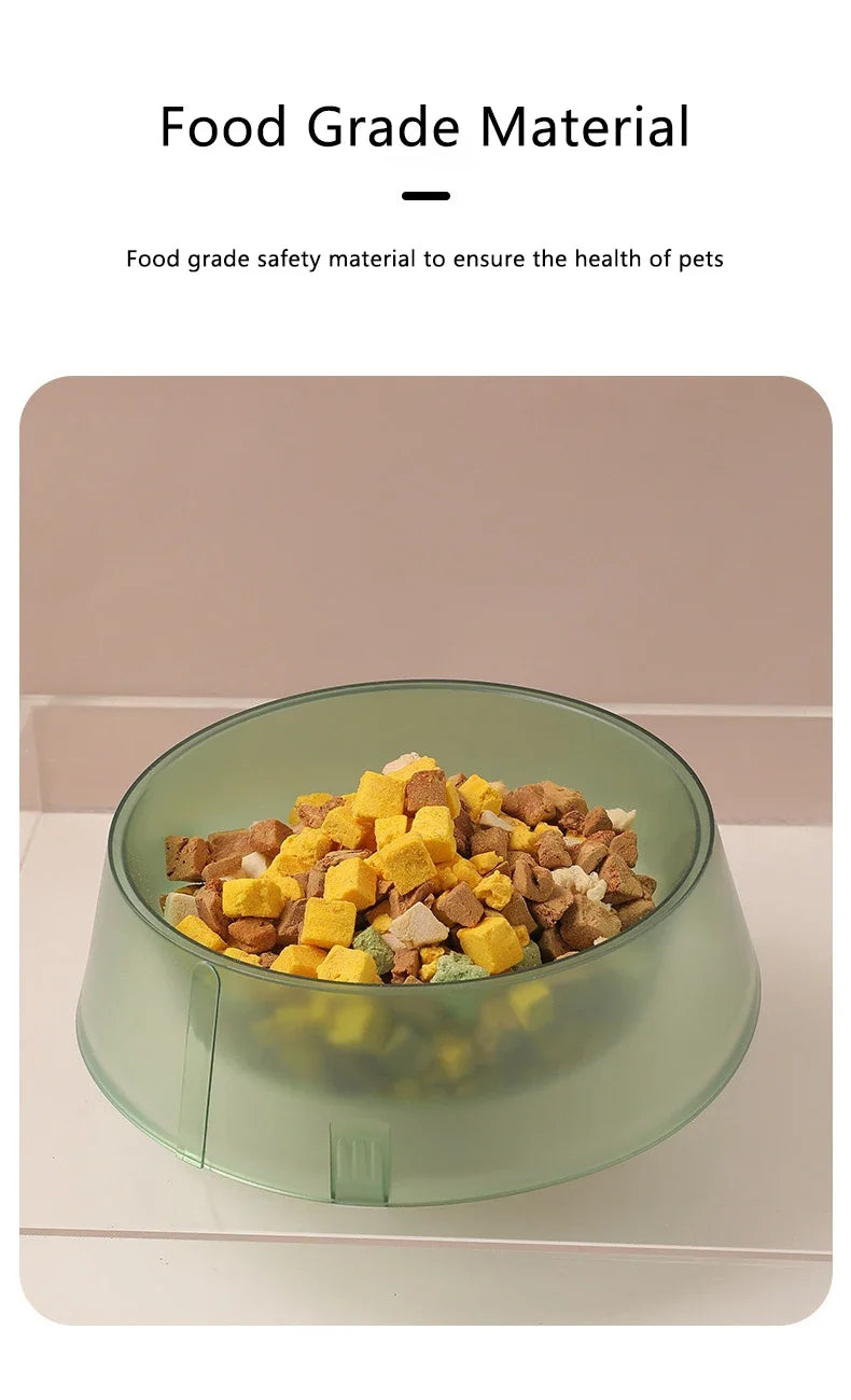 Pet Large Capacity Bowl Puppy Snack Bowl Antislip Round Mouth Single Bowls Cat Dog Feeding Water Storage Bowl Pet Feed Supplies