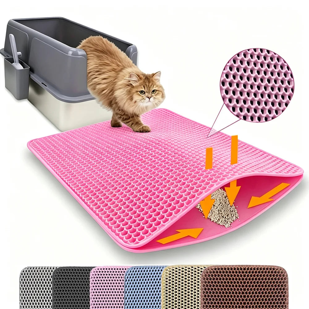 Double Layer Non-Slip Litter Mat