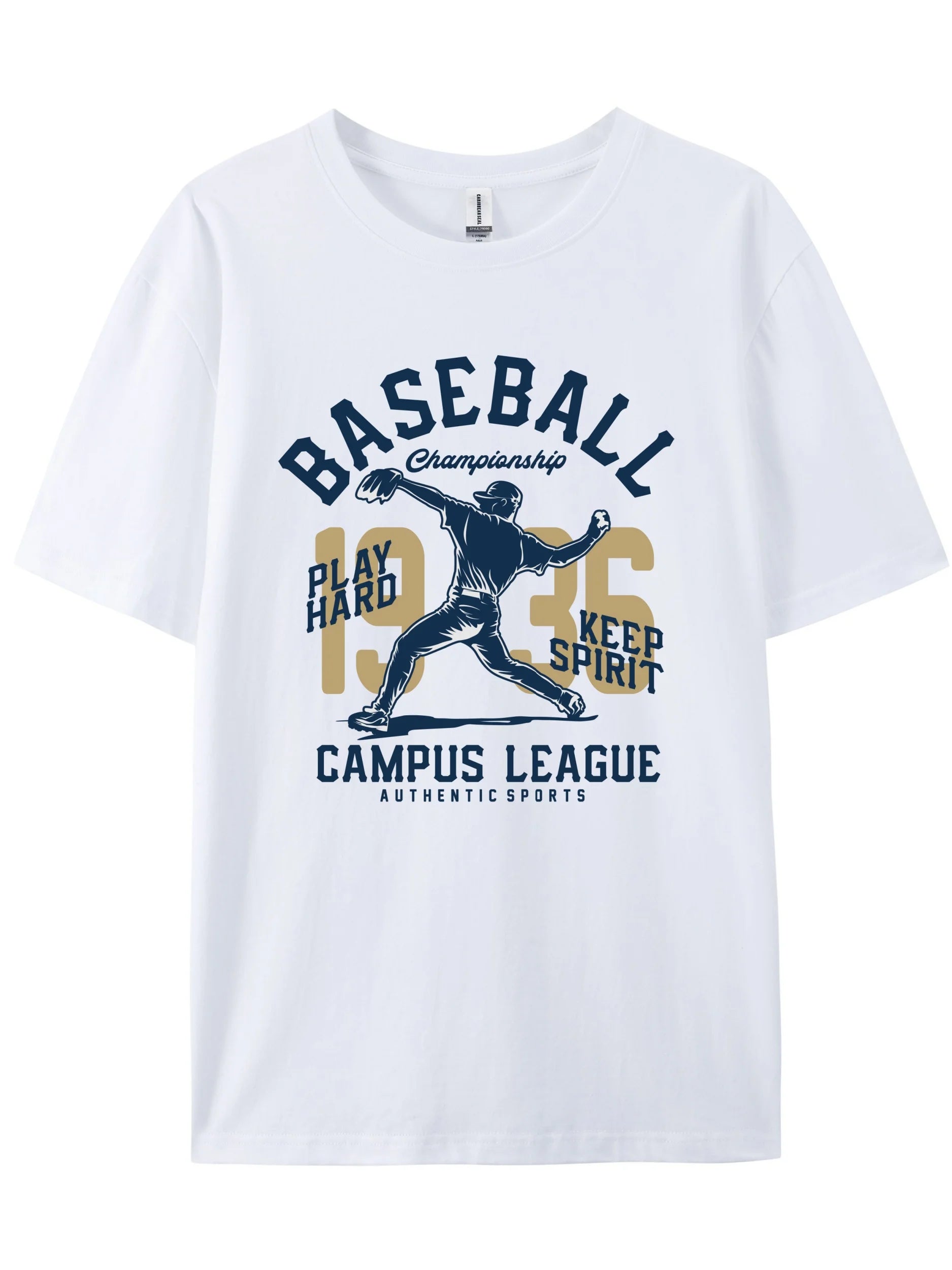 Retro Cartoon Graphic Crew Tee