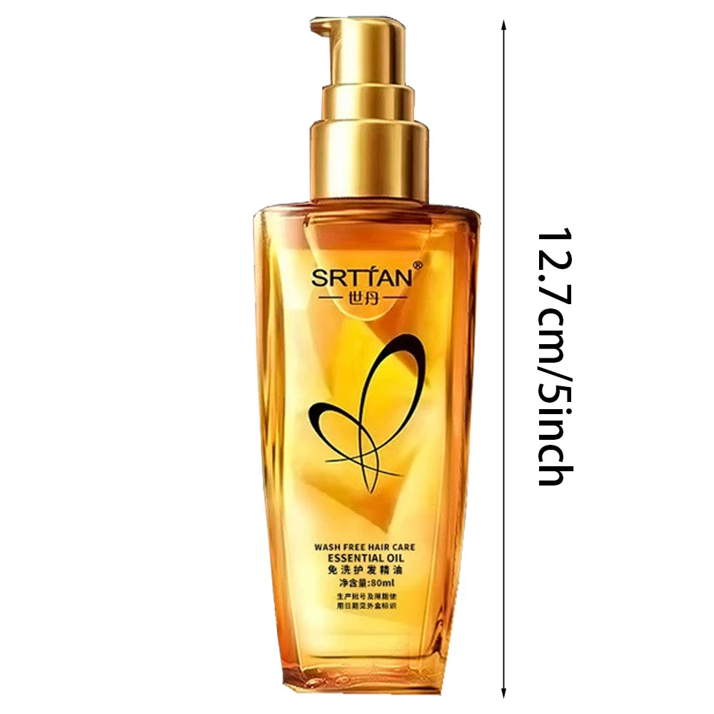 Moroccan Argan Oil Hair Serum Lightweight Hair Oil Mist For Split Ends, Frizzy Hair And Flyaways, Hair Oil Repair- Gloss Shine
