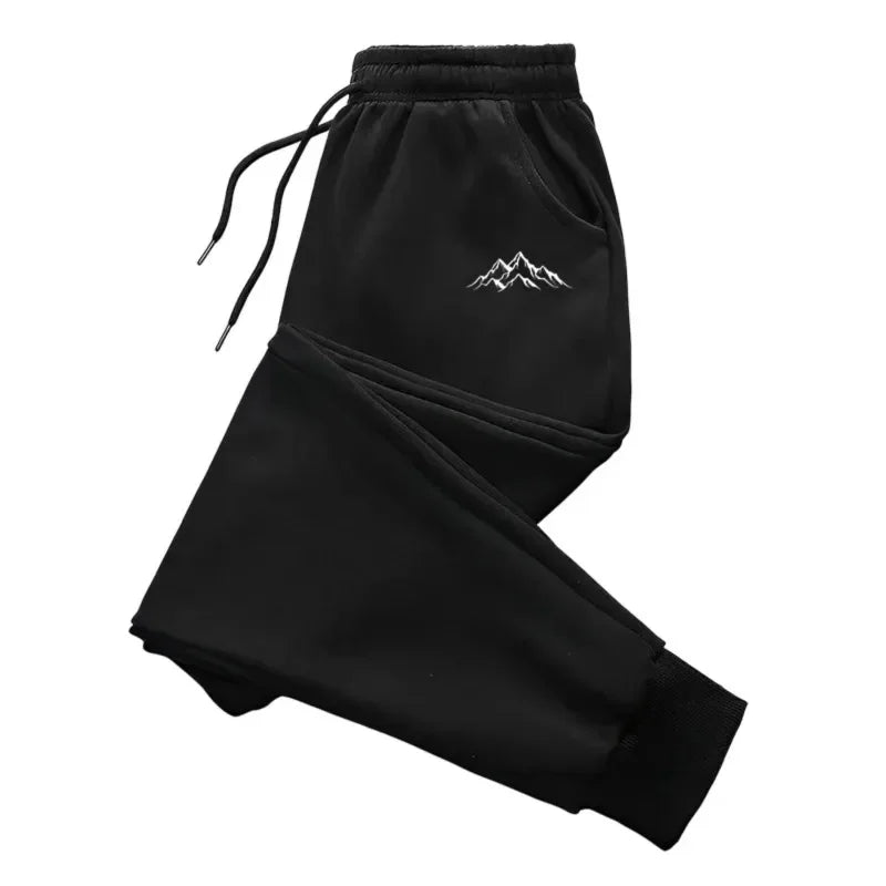 Solid Color Jogger Pants for Men, Classic Design, Versatile Trousers Matching Various Outfits