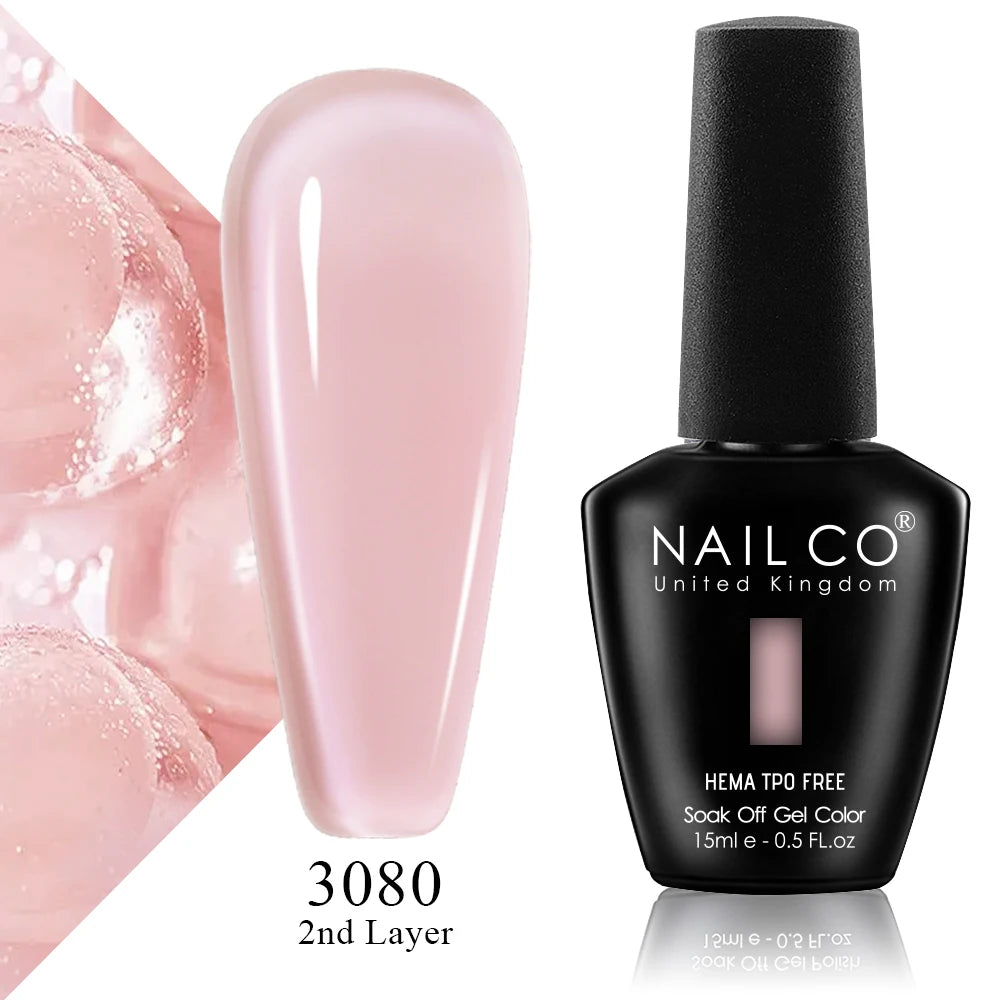 NAILCO 15ml Nail Gel Polish Semi Permanent UV Varnish Nails Art Gel Vernis Manicure TOP BASE Nails Products Supplies Equipment