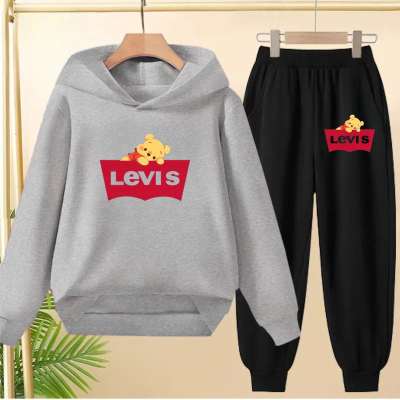 Kids Hooded Sportswear Set