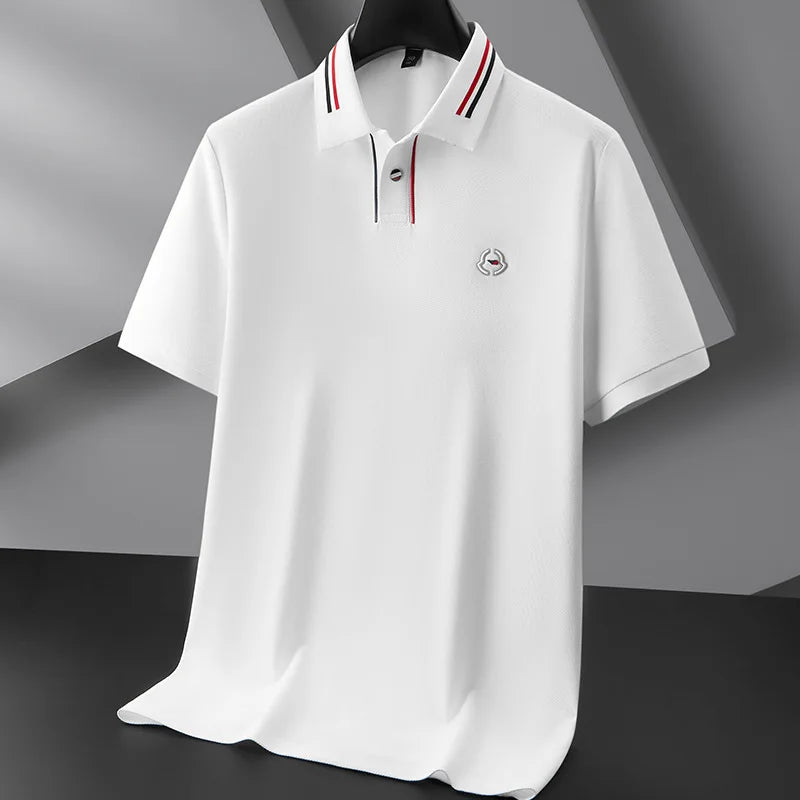 Luxury Cotton Embroidered Summer Polo