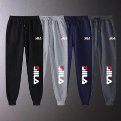 Autumn Winter Men's Joggers Drawstring Casual Pants Fleece Sweatpants Workout Running Gym Fitness Sports Trousers