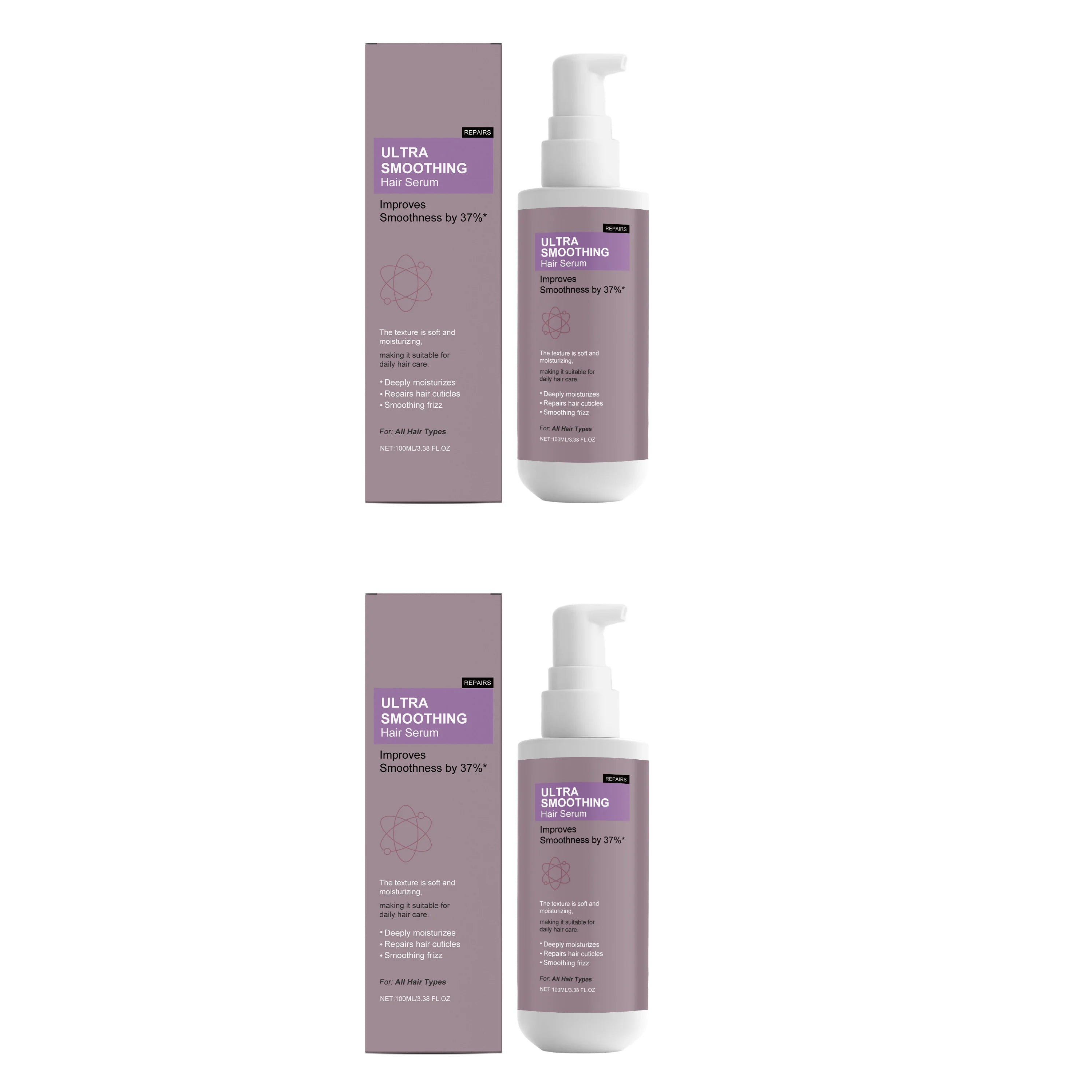 Soft and Moisturizing Hair Essence - Gently Nourishes and Cares for Frizzy Hair, Keeps Hair Light and Smooth, Perfect for Everyd