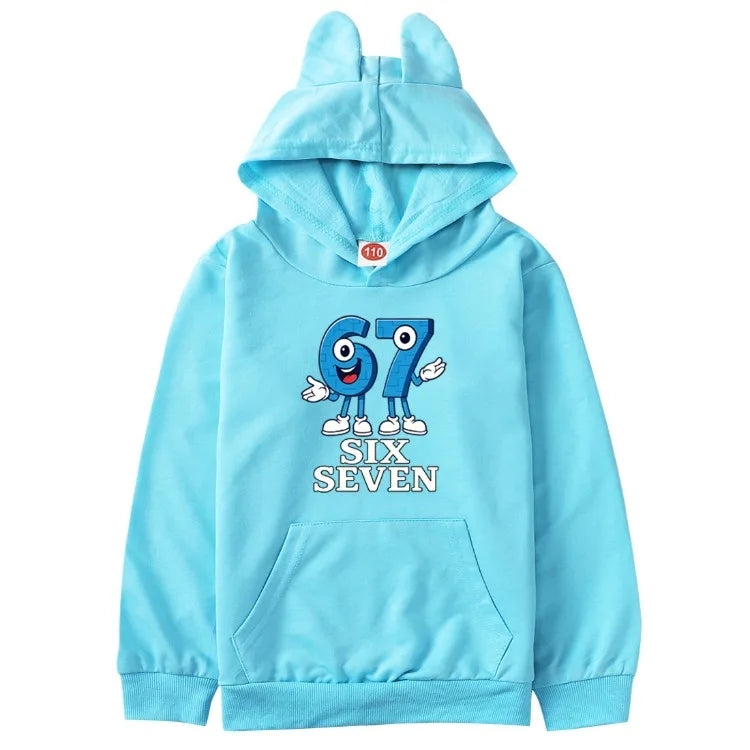 Kids Cat Ears Cartoon Hoodie