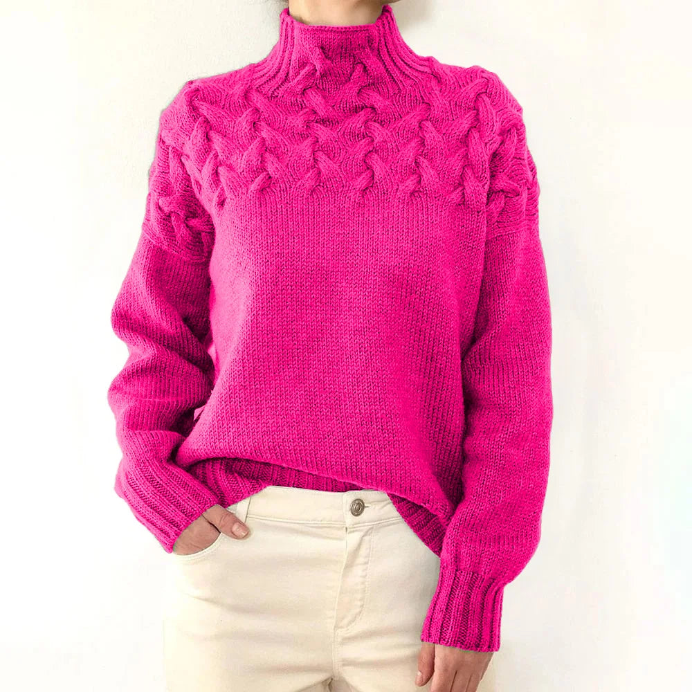 Winter Turtleneck Knit Pullover Sweater