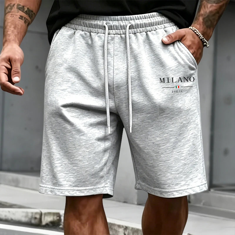 Men's Tracksuit Short Sleeve Top and Sports Shorts 2026 Summer Italy Fashion T-shirt Outfit Home Outdoor Daily Casual Sportswear