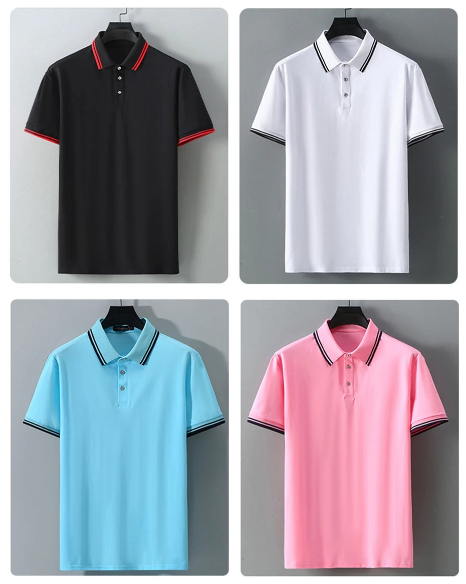Extra Large Solid Summer Polo