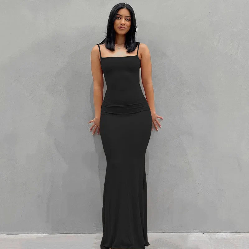 Elegant Mermaid Evening Maxi Dress