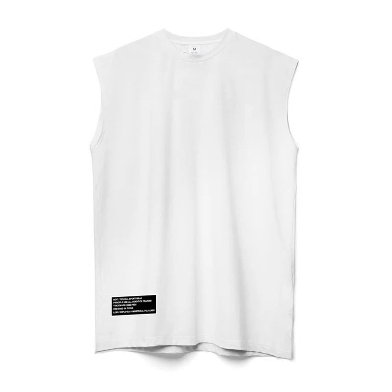 Gym Bodybuilding Tank Tops Mens Fitness Training Sleeveless Shirt Workout Muscle Vests Mesh Breathable Quick Dry Loose Singlets