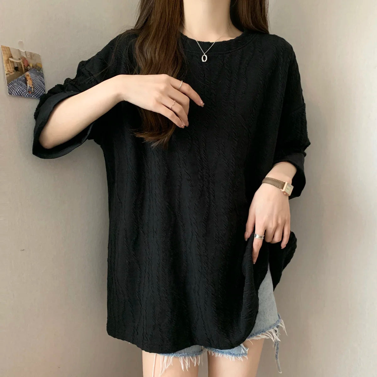 Loose Korean Casual Tee Women
