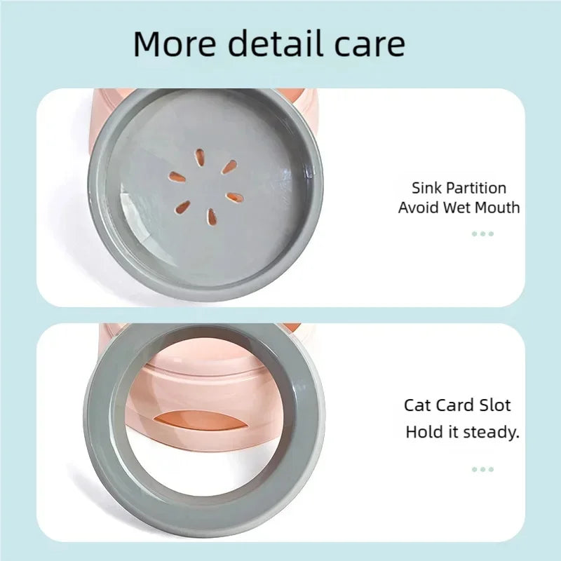 Splash-Proof Floating Pet Water Bowl
