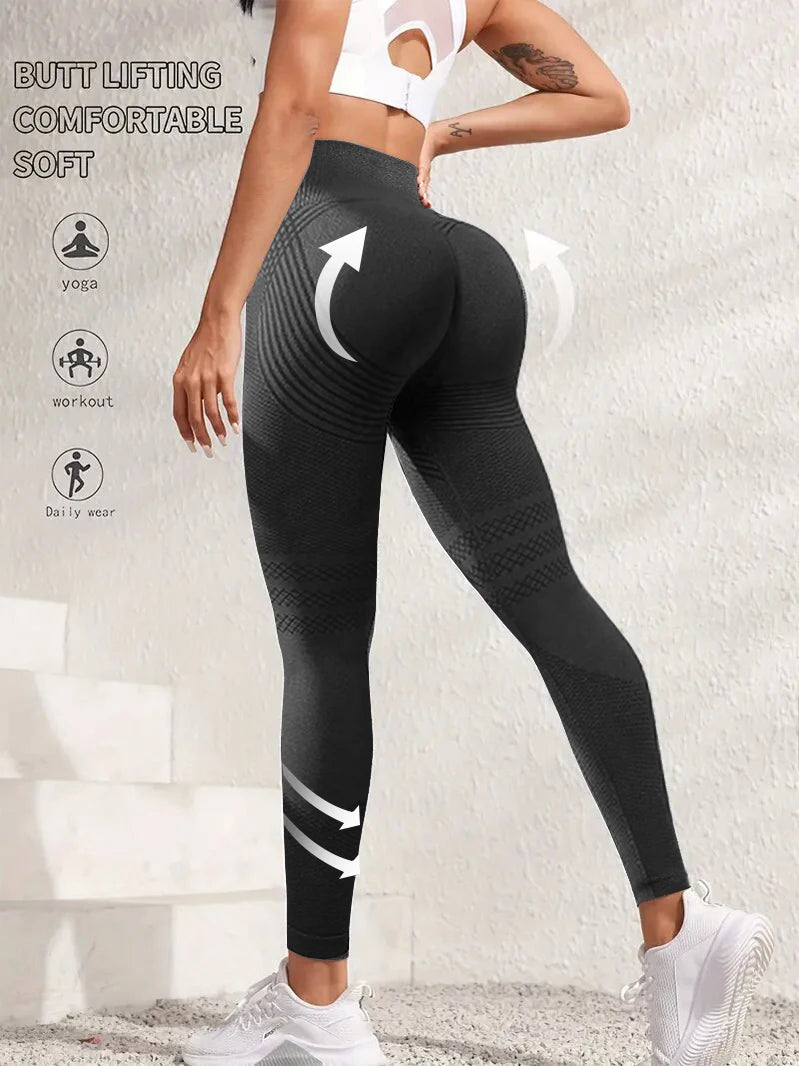 2 Pieces Legging Woman Push Up Workout Sport Leggings Women Scrunch Butt Female Outfit Gym Seamless Legging Pants