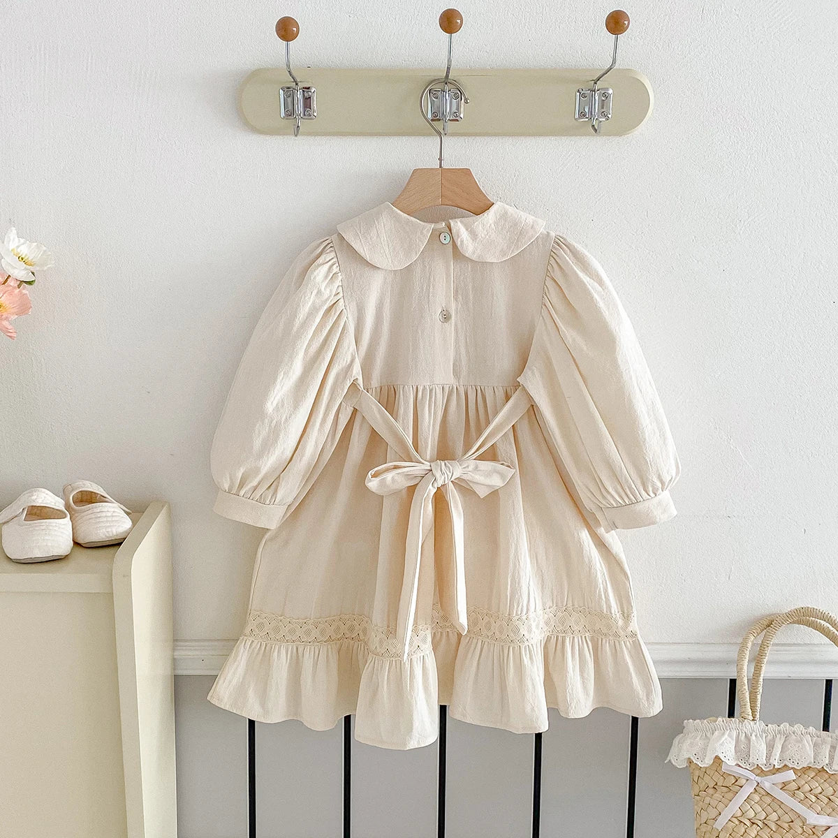 Sweet Long Sleeve Princess Girls Dress