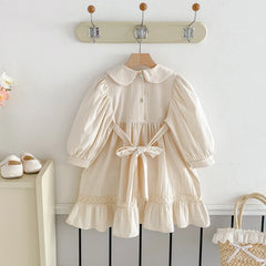 Sweet Long Sleeve Princess Girls Dress