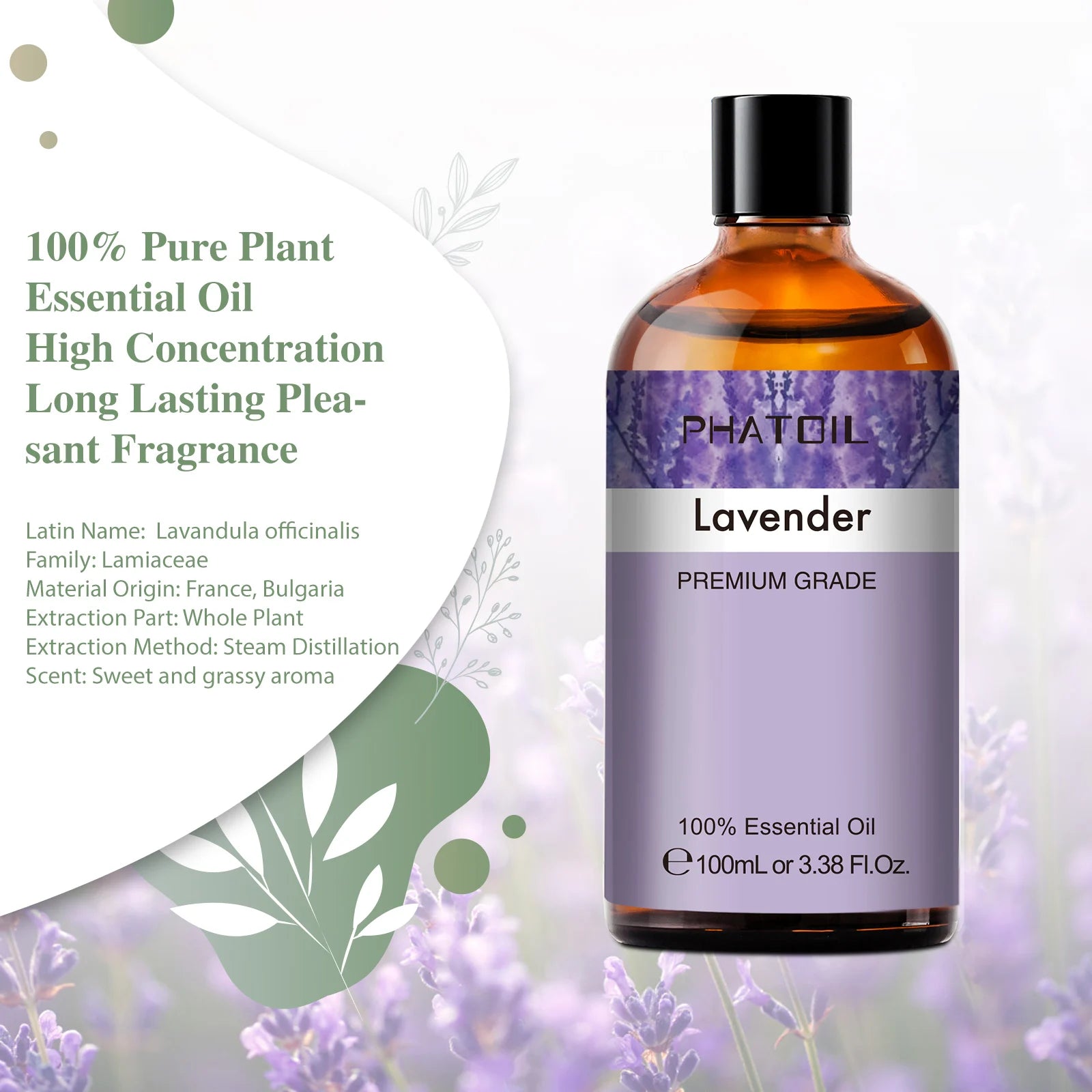 Pure Botanical Aromatherapy Essential Oil