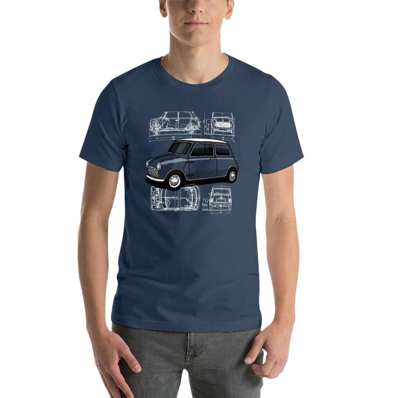 Vintage Rally Sketch Cotton Tee