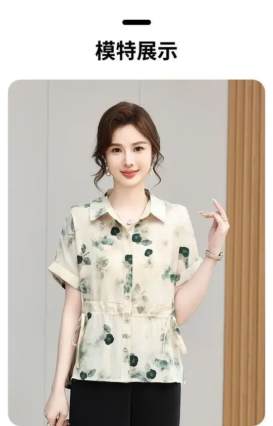 Printed Summer Casual Shirt Women
