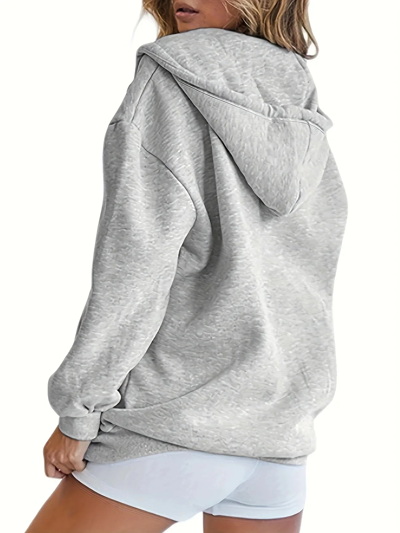 Women's Hoodie Jacket Zipper Fleece Lined Casual Sportswear Hooded Sweatshirt Outerwear 5046 Print Comfortable Loose Fit
