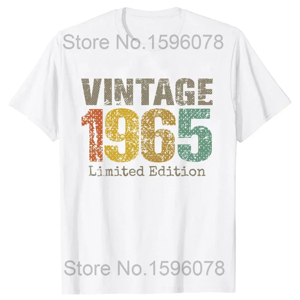 Vintage 1965 Birthday Graphic Tee