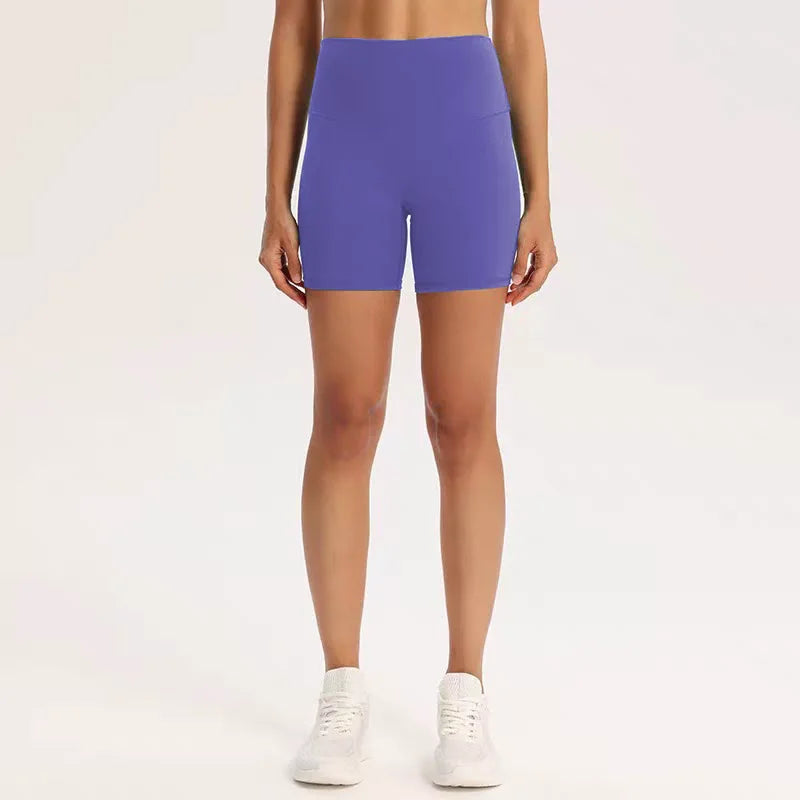 High Waist Naked Feeling Yoga Shorts for Women Fitness Running Shorts Cycling Sports Leggings Summer Workout Gym Running Shorts