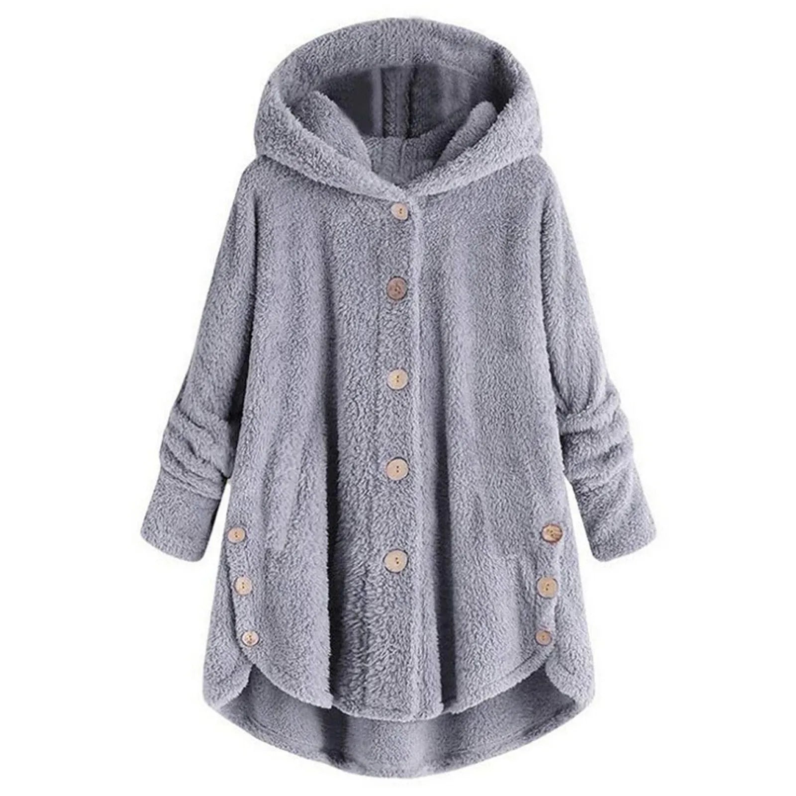 Plush Wool Blend Winter Coat