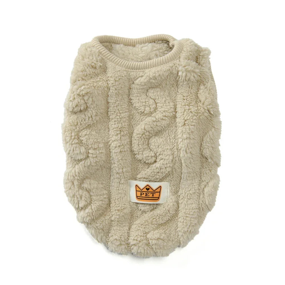 Soft Fleece Pet Vest Swater for Small Dogs Cats Autumn Winter Warm Puppy Clothes Pullover Chihuahua Rabbit Costume Pet Apparel