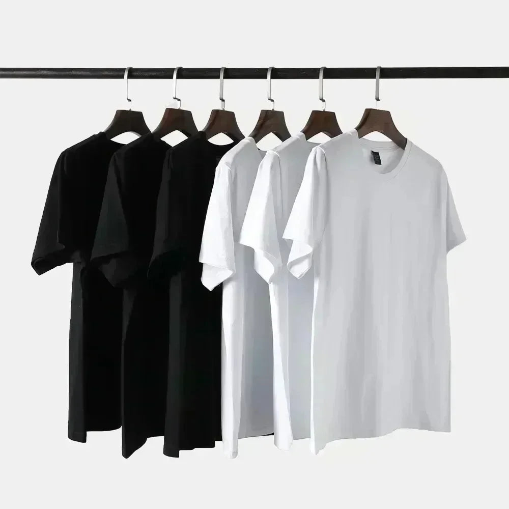 Polo Classic-Fit Logo Cotton T-Shirt Graphic Printing High-end Luxury Unisex Style Both of Men and Women