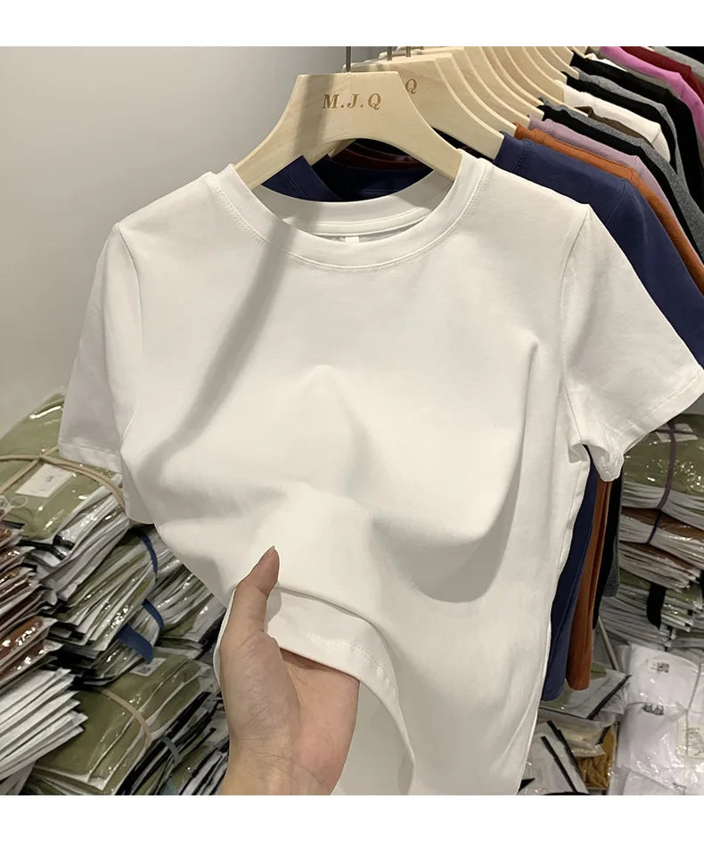 Modern Stretch Casual Summer Tee