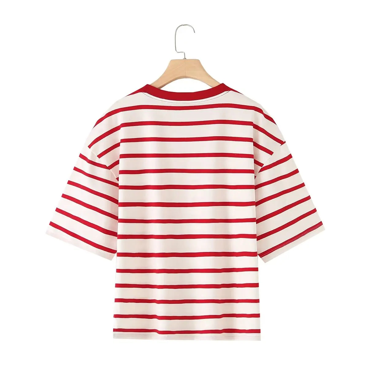 Striped Cotton Summer Tee Women