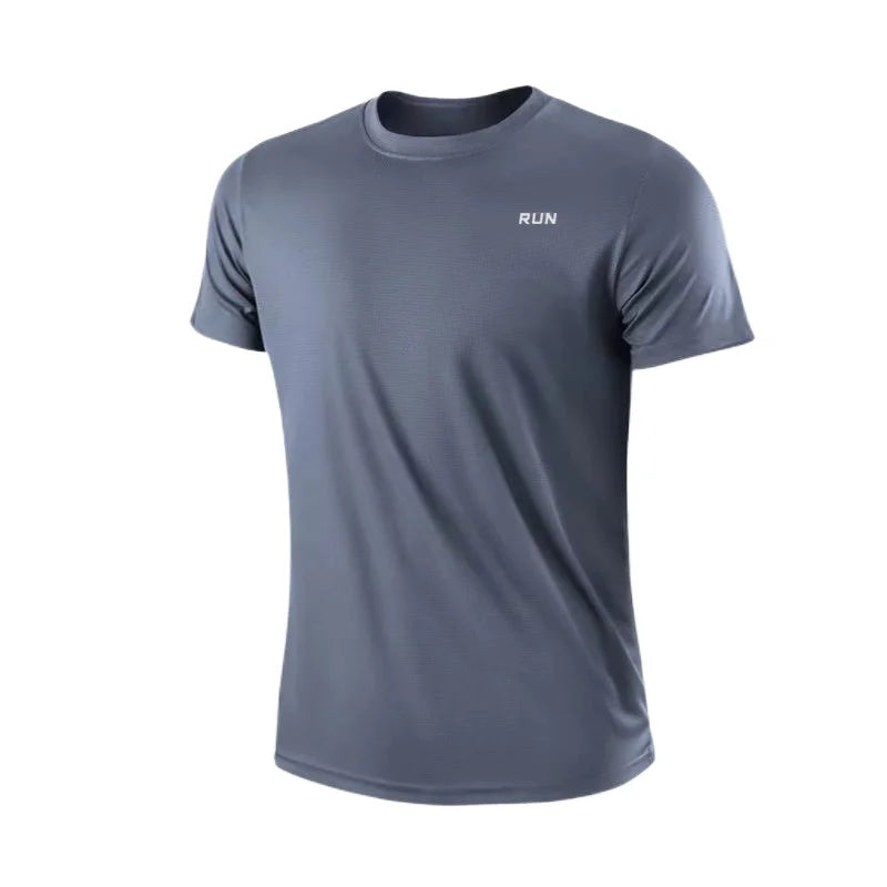 Men Short Sleeve Gym t-Shirts Oversized t-Shirt Tees For Men Football t Shirt Jersey Summer Quick Dry Soccer Top Man Clothing